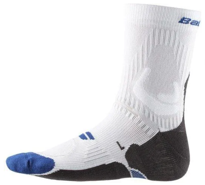 Babolat Men's Pro 360 Socks - White/Blue/Grey (Single pair)