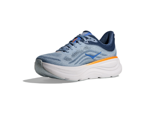 HOKA Men's Bondi 9 Running Shoes - DRIZZLE / DOWNPOUR