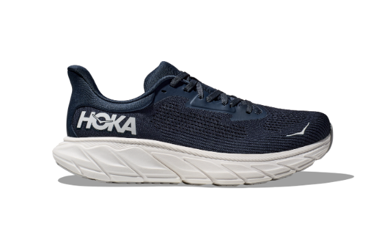 HOKA Men's Arahi 7 Running Shoes - OUTER SPACE / WHITE