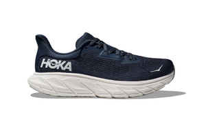 HOKA Men's Arahi 7 Running Shoes - OUTER SPACE / WHITE