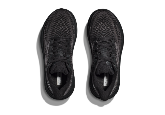 HOKA Women's Clifton 9 Running Shoes - Black / Black