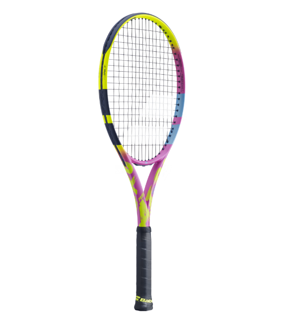 Babolat Pure Aero RAFA Tennis Racket (2023) - Grey/Yellow/White (strung)