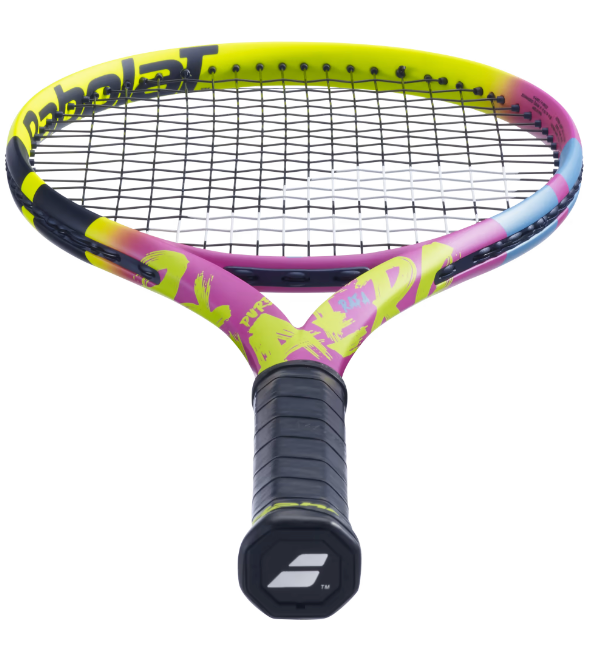 Babolat Pure Aero RAFA Tennis Racket (2023) - Grey/Yellow/White (strung)