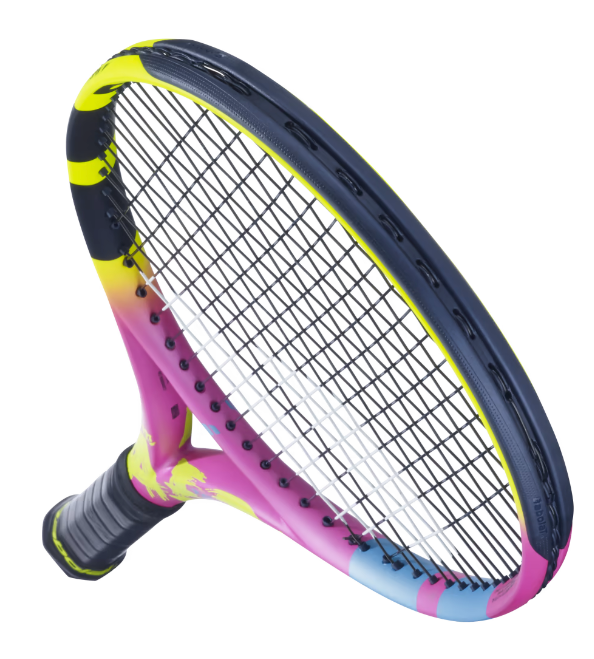 Babolat Pure Aero RAFA Origin Tennis Racket (2023) - Grey/Yellow/White (strung)