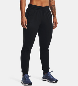 Under Armour Women s Armour Fleece Joggers Sweatpants Black 001