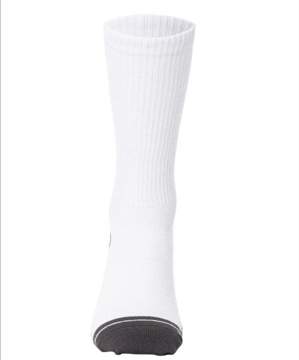 Under Armour Performance Tech Unisex Cushioned CREW Socks 3 pack - White (100)