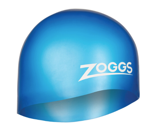 Zoggs Easy-Fit Silicone Swimming Cap - Light Blue