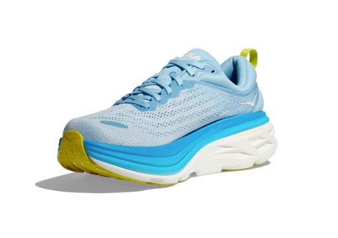 HOKA Men's Bondi 8 Running Shoes - AIRY BLUE / DIVA BLUE