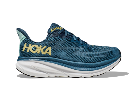 HOKA Men's Clifton 9 Running Shoes - MIDNIGHT OCEAN / BLUESTEEL