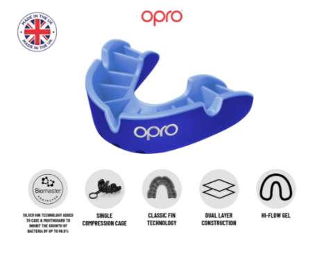 OPRO Silver YOUTH Self-Fit Mouthguard