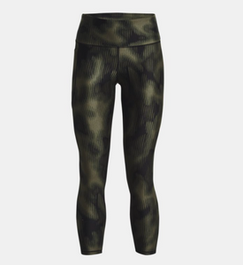 Under Armour Women's HeatGear Armour Printed Ankle Leggings - Marine OD Green (390)