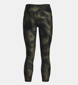 Under Armour Women's HeatGear Armour Printed Ankle Leggings - Marine OD Green (390)