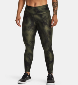Under Armour Women's HeatGear Armour Printed Ankle Leggings - Marine OD Green (390)