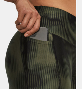 Under Armour Women's HeatGear Armour Printed Ankle Leggings - Marine OD Green (390)