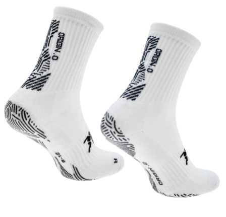 Precision Origin.O Grip Socks - White