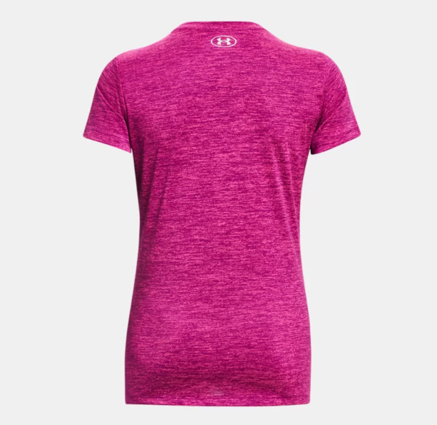 Under Armour Women's UA Tech Twist V-Neck - Mystic Magenta (573)