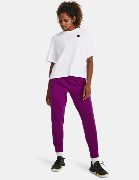 Under Armour Women s Armour Fleece Joggers Sweatpants Mystic Magenta