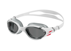 Speedo Biofuse 2.0 Swimming Goggles Smoke Lens - White