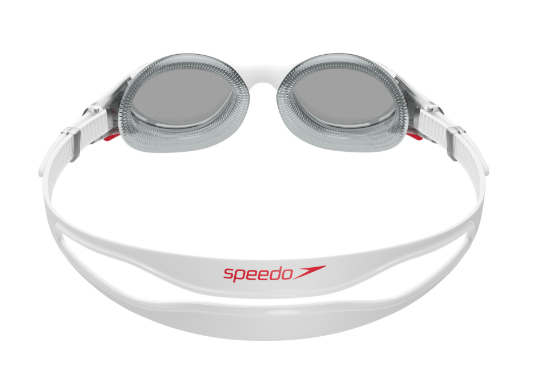 Speedo Biofuse 2.0 Swimming Goggles Smoke Lens - White