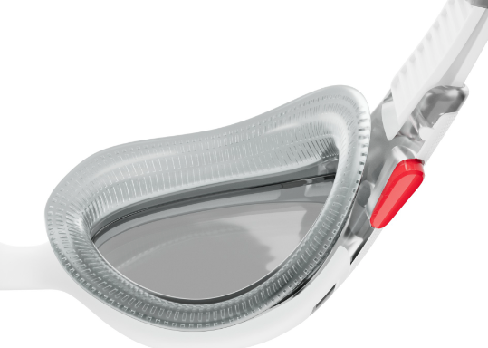 Speedo Biofuse 2.0 Swimming Goggles Smoke Lens - White