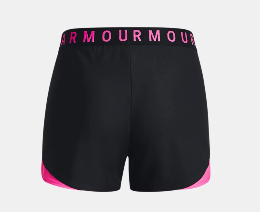 Under Armour Women's Play Up 3.0 Shorts - Black/Pink (057)