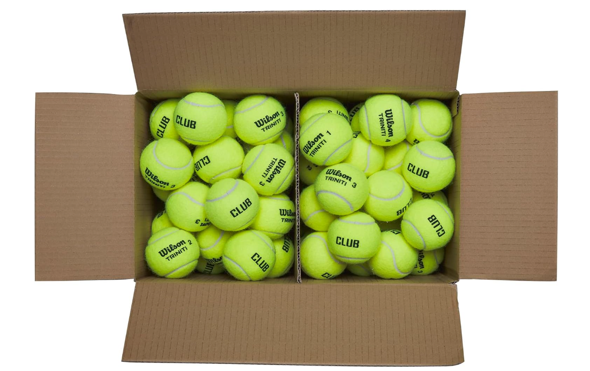 Wilson Triniti Club Tennis Balls - 6 dozen