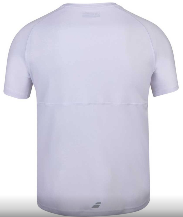 Babolat Boys Play Crew Neck Tee -  White