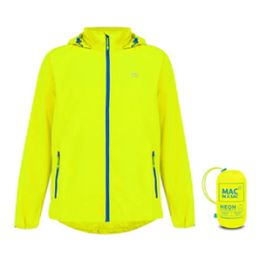 Mac in a Sac Origin II Unisex Packable Waterproof Jacket - NEON YELLOW