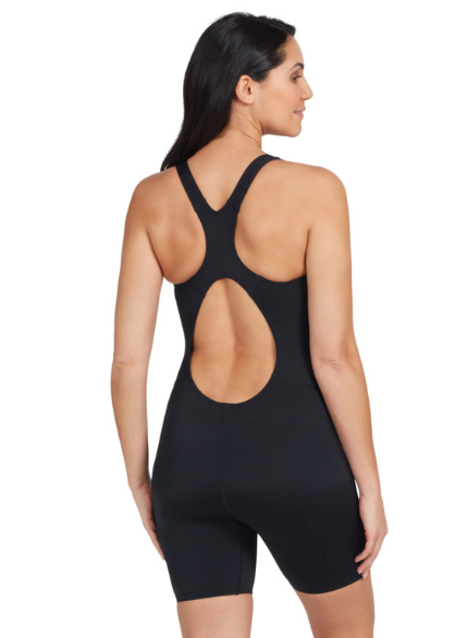 Zoggs Women's Cottesloe Legsuit Swimsuit - Black