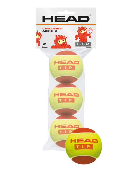 Head TIP Red Tennis Balls - 3 pack