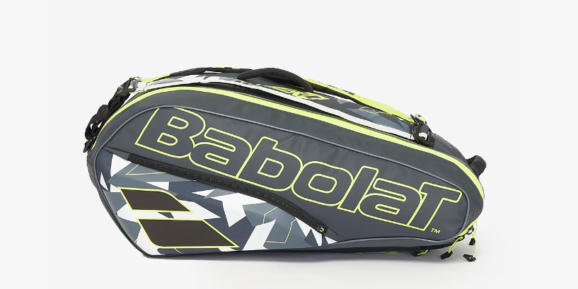 Babolat RH6 Pure Aero Racket Bag - GREY/YELLOW/WHITE