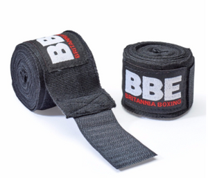 BBE Boxing Club Handwraps - Black, 1.5m