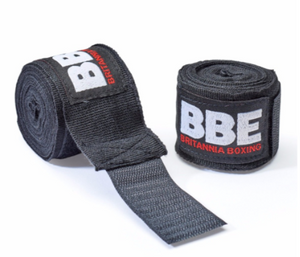BBE Boxing Club 2.5m Handwraps - Black