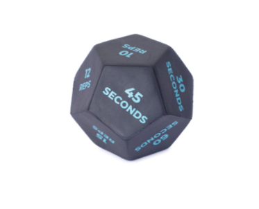 Fitness Mad 12 Sided Fitness Dice - pair
