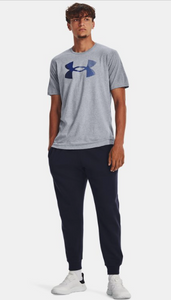 Under Armour Men's BIG LOGO Short Sleeve - Steel Light Heather (035)