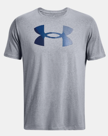 Under Armour Men's BIG LOGO Short Sleeve - Steel Light Heather (035)