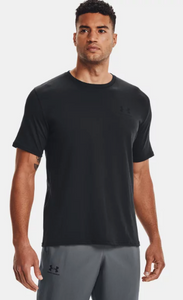 Under Armour Men's Sportstyle Left Chest Short Sleeve T-Shirt - Black (001)