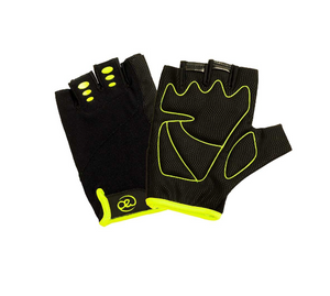 Fitness Mad Men's Fitness Gloves - Black/Green