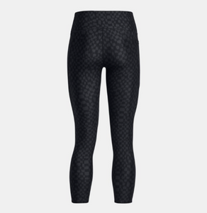 Under Armour Women's HeatGear No-Slip Waistband Printed Ankle Leggings - Black (004)