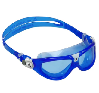 Aqua Sphere Seal Kid 2 Junior Swimming Goggles Mask Blue Lens - Blue