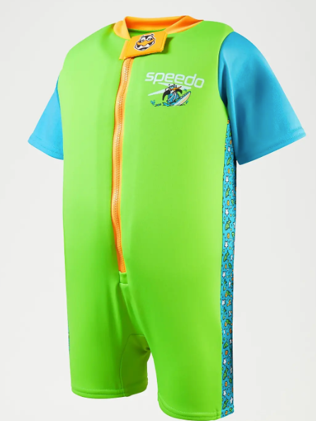 Speedo Kids Learn To Swim African Penguin Float Suit - Green