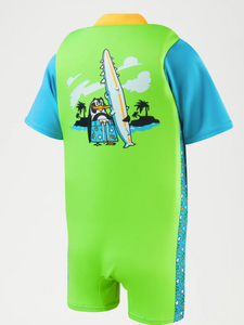 Speedo Kids Learn To Swim African Penguin Float Suit - Green