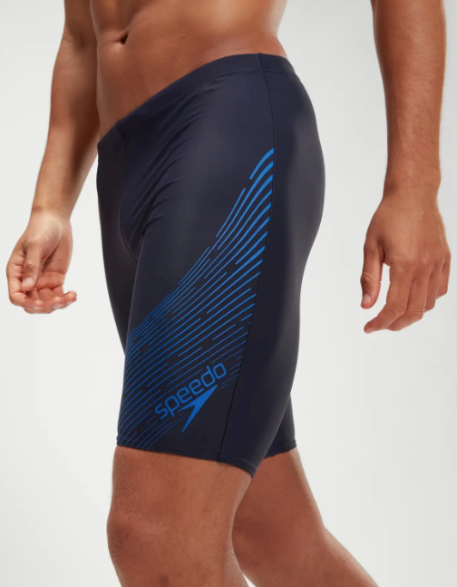 Speedo Men's Medley Logo Jammer - Navy/Blue