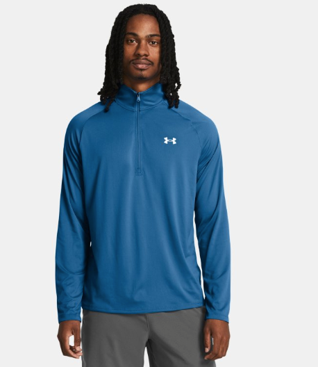Under Armour Men's Tech™ 2.0 ½ Zip Long Sleeve - Photon Blue (406)