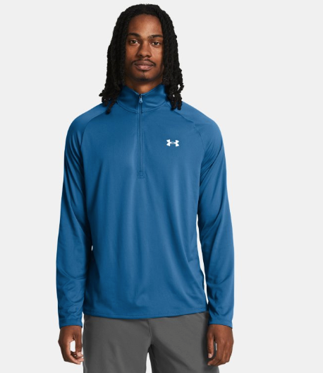 Under Armour Men's Tech™ 2.0 ½ Zip Long Sleeve - Photon Blue(406)