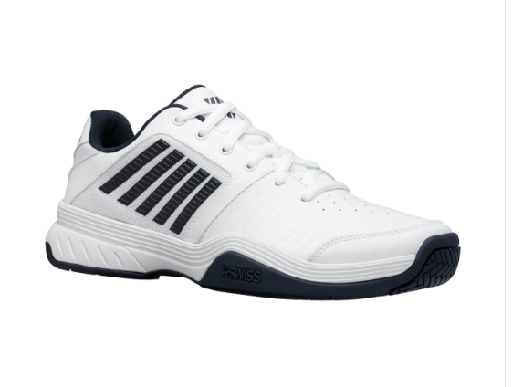 K-Swiss Mens Court Express HB Tennis Shoes - White/Navy