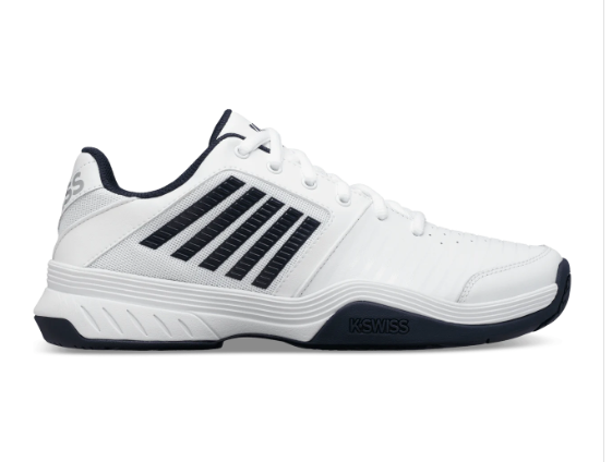 K-Swiss Mens Court Express HB Tennis Shoes - White/Navy