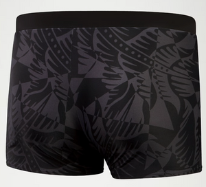 Speedo Men's Vamilton Aquashort- Black/Grey
