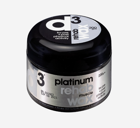 d3 platinum rehab muscle wax 200g