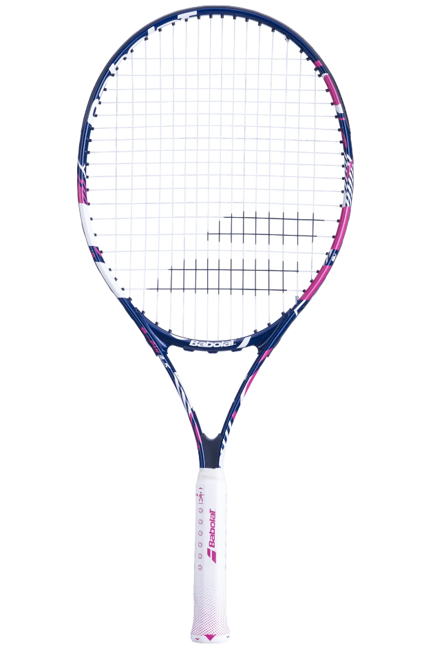 Babolat B'Fly 25 inch Junior Tennis Racket - Blue/Pink